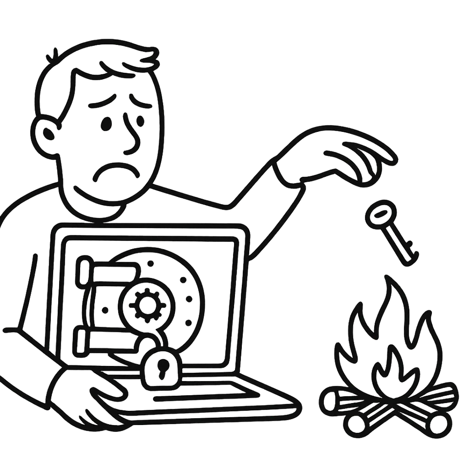 Proteggi il portatile: attiva BitLocker, Device Encryption o FileVault e salva la recovery key